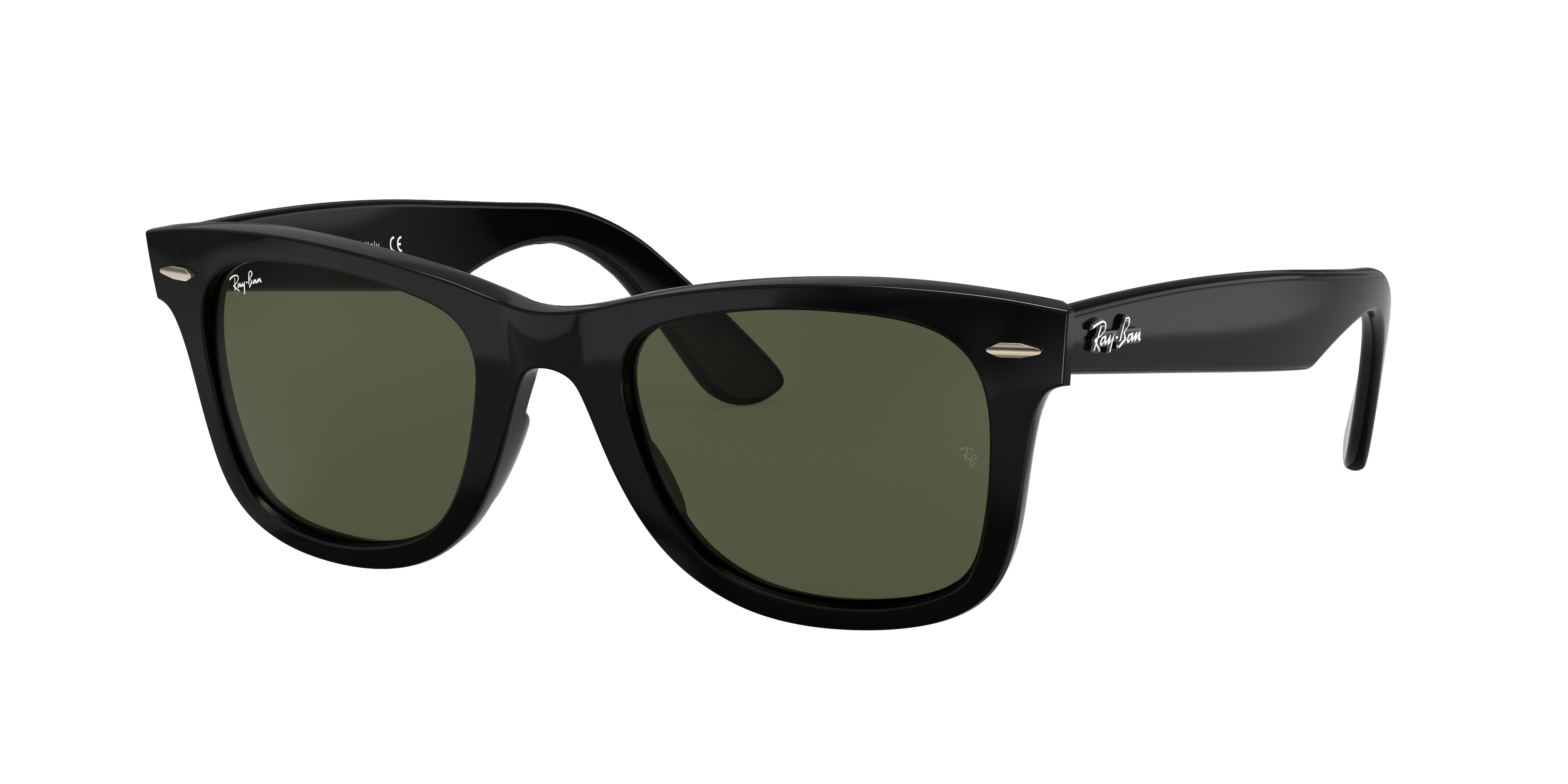 Wayfarer Ease Sunglasses in Black and Green | Ray-Ban®