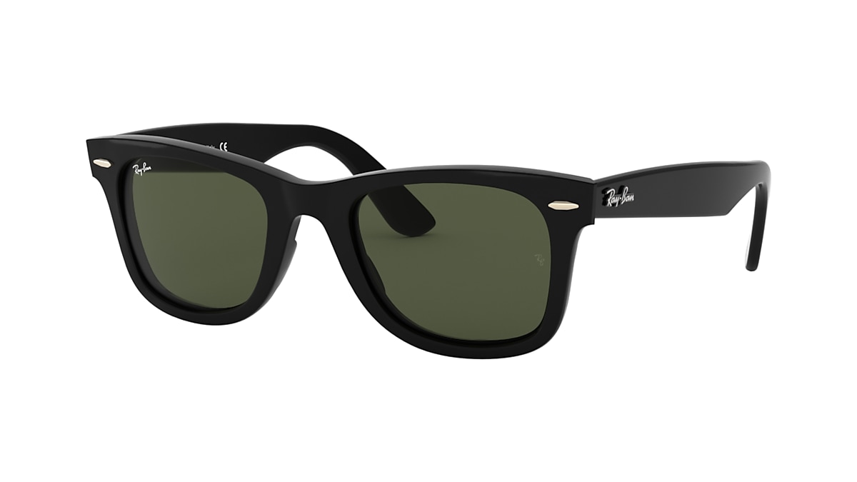 Wayfarer Sunglasses in Black Green | Ray-Ban®