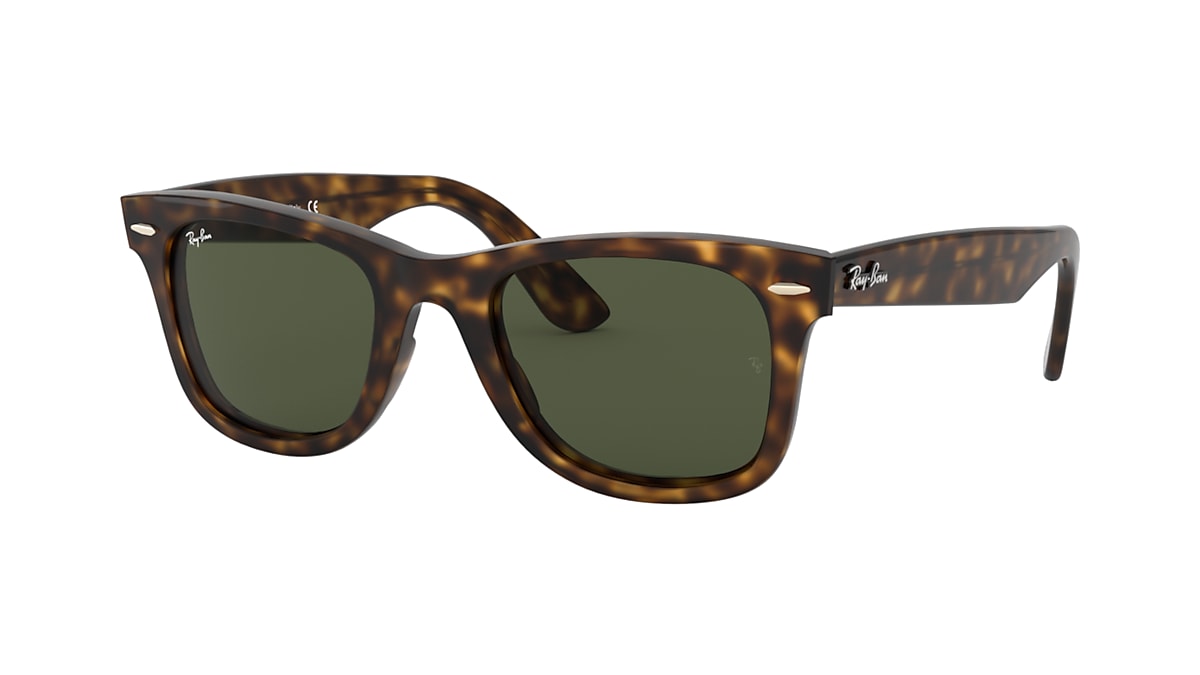 WAYFARER EASE Sunglasses in Light Havana and G-15 Green WAYFARER EASE Sunglasses in Light Havana and G-15 Green