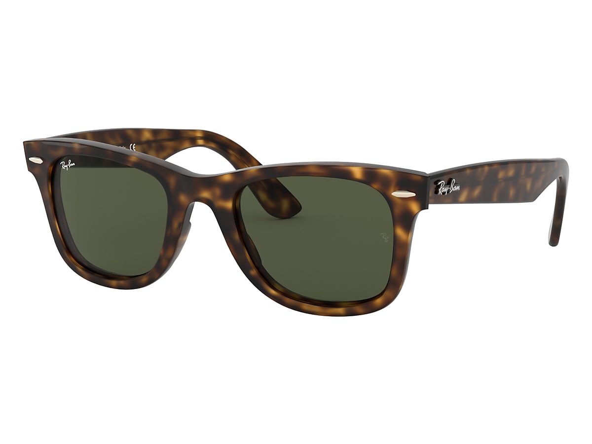 WAYFARER EASE Sunglasses in Light Havana and Green - RB4340 | Ray