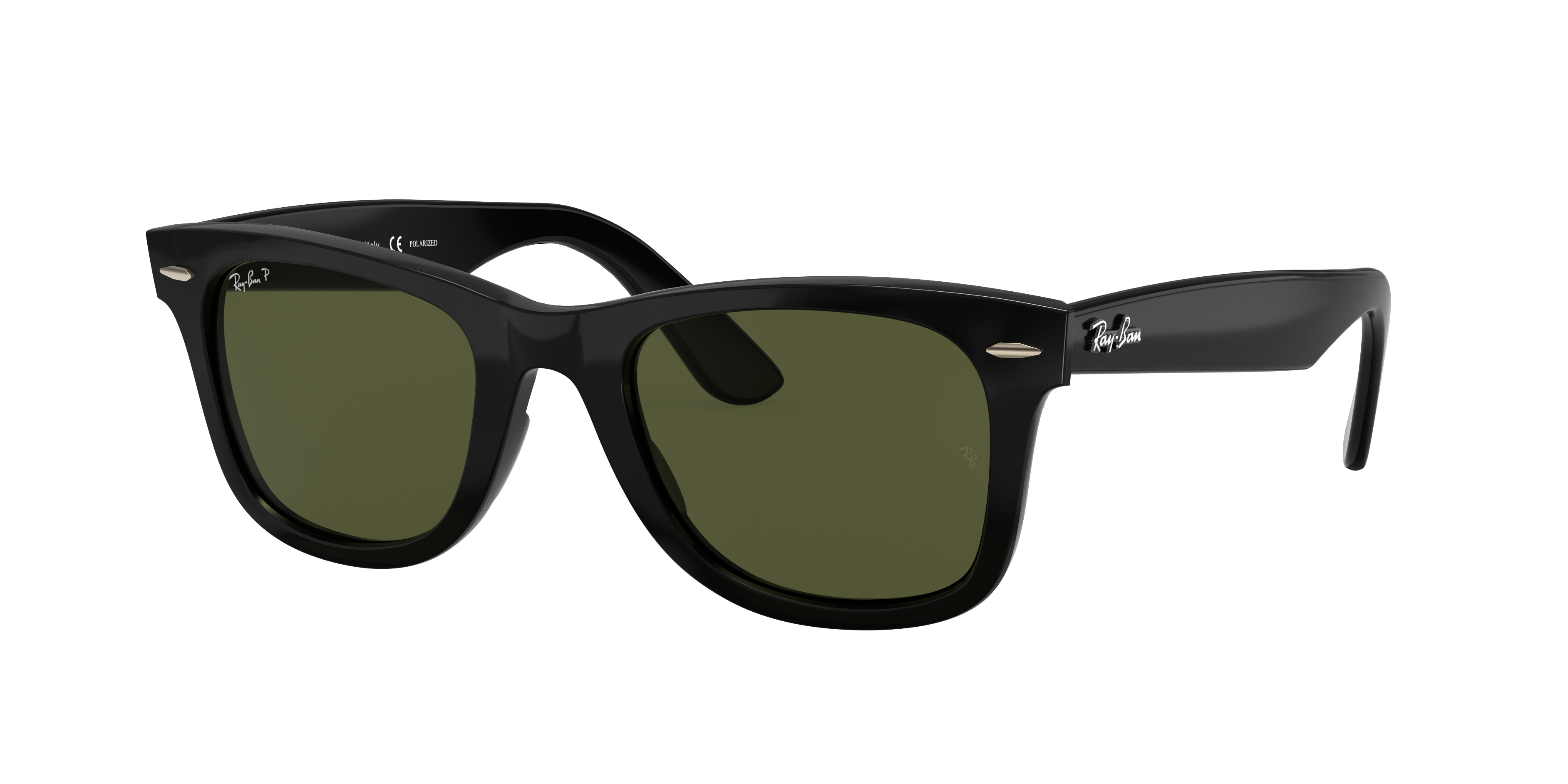 Fruncir el ceño Contable burlarse de Gafas de Sol Wayfarer Ease en Negro y Verde | Ray-Ban®