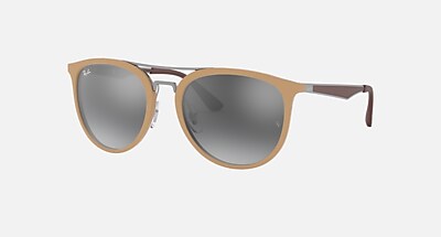 RB4285 Sunglasses in Beige and Grey Gradient Mirror - RB4285  display picture 2