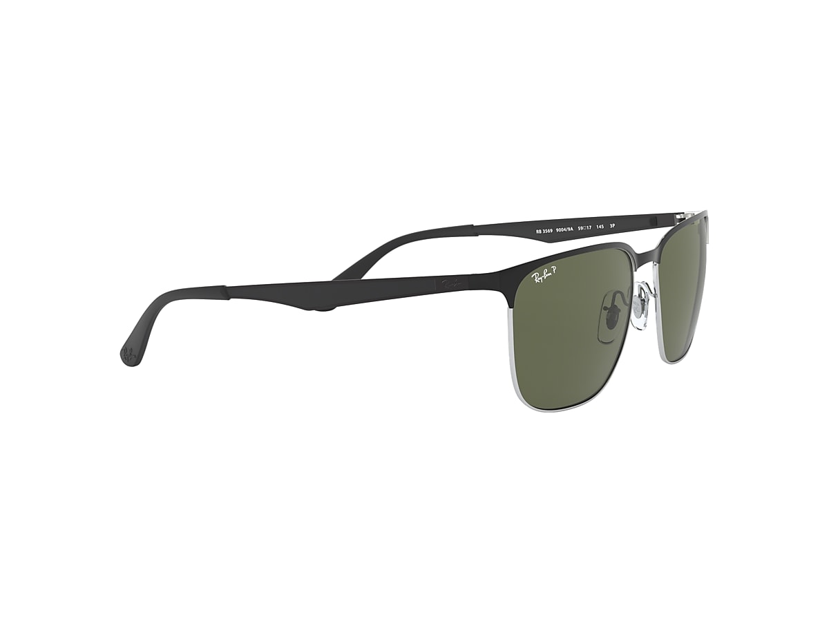 Rb3569 Sunglasses in Black and Green | Ray-Ban®