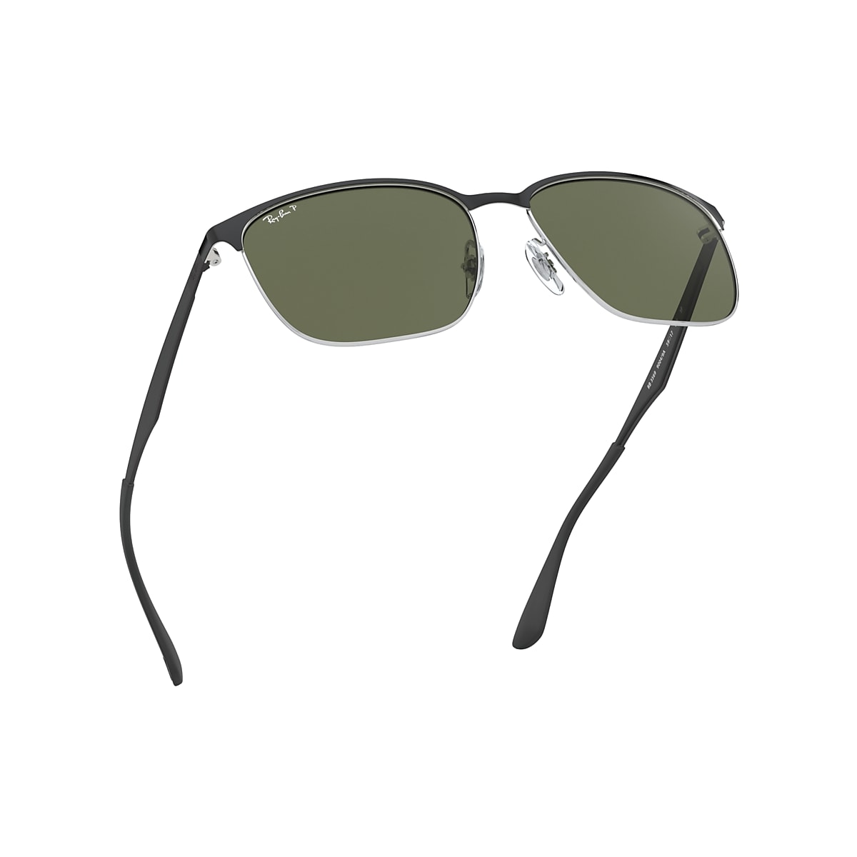 RB3569 Sunglasses in Black On Silver and Green - RB3569 | Ray-Ban® US