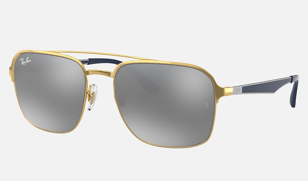 RB3570 搭Gold 的Grey Mirror Silver Gradient (58-18) - RB3570 | Ray