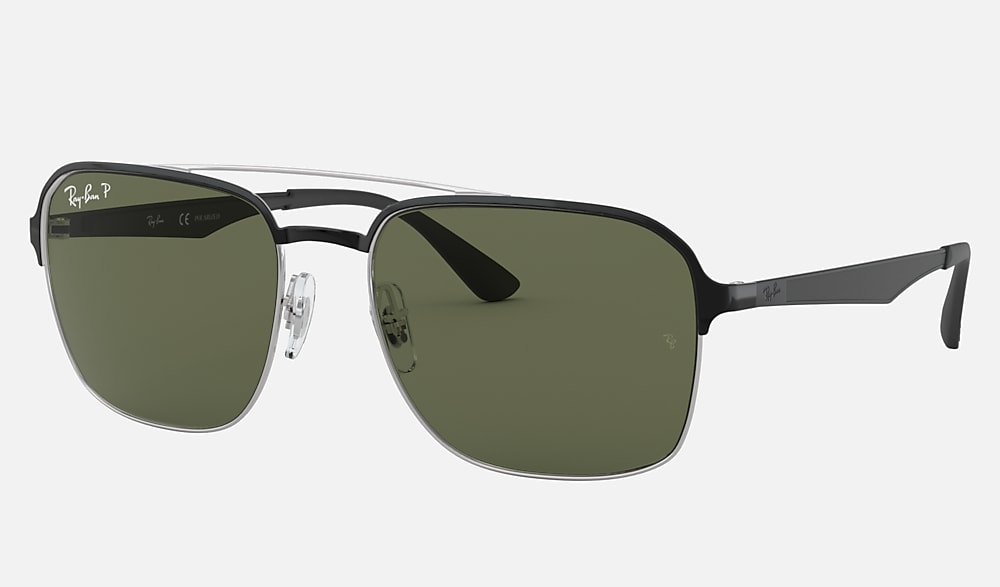 Ray-Ban レイバン RB3570 偏光サングラス POLARIZED RB3570 Sunglasses in Black and G-15 Green Polarized - RB3570 | Ray