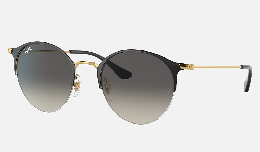 RB3578 Sunglasses in Black On Gold and Grey Gradient - RB3578