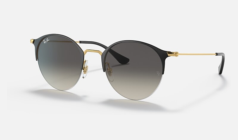 RB3578 Sunglasses in Black On Gold and Grey - RB3578 | Ray-Ban® US