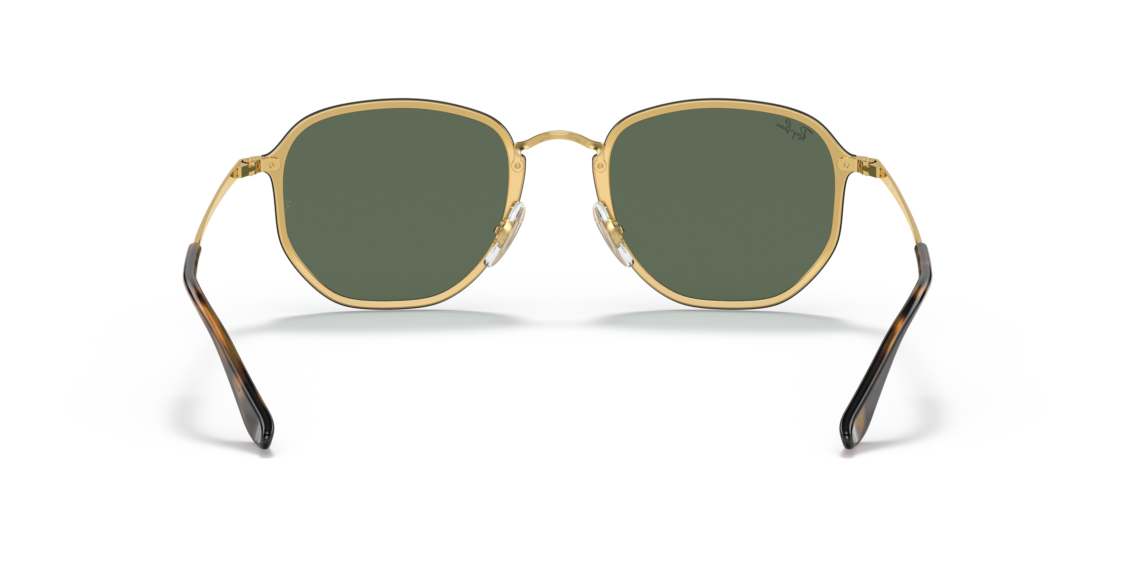 ray ban hexagonal legend gold