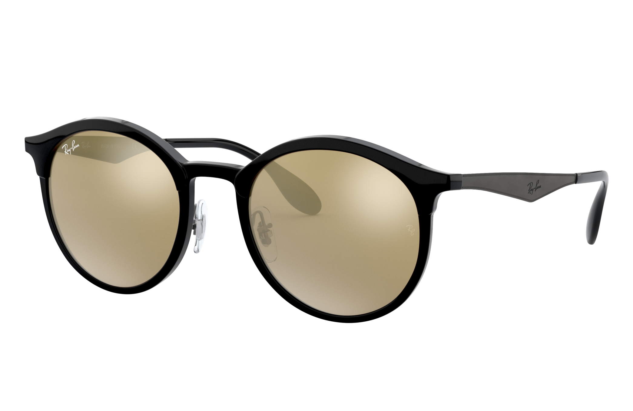 Emma Sunglasses in Black and Gold | Ray-Ban®