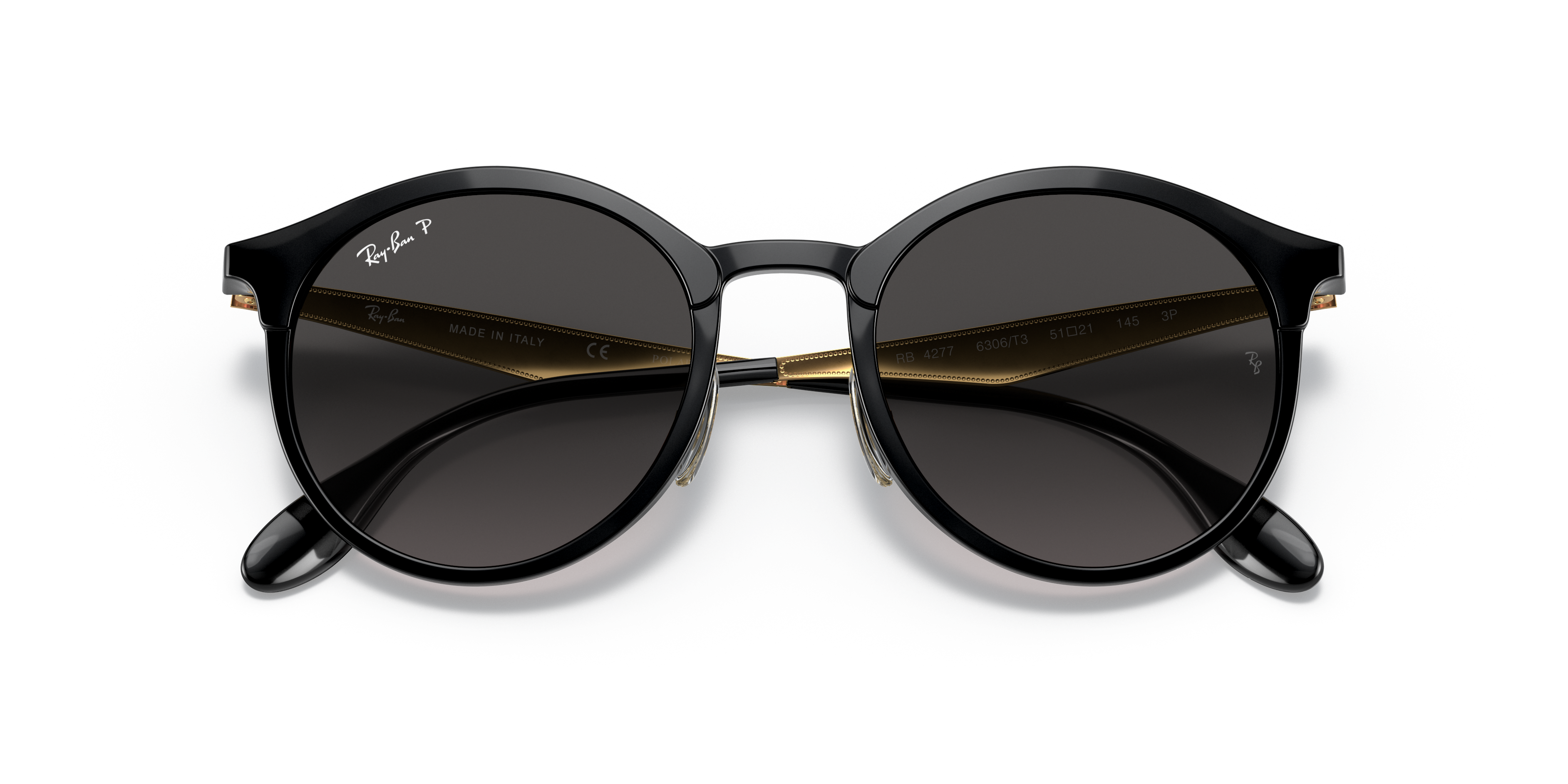 Emma Sunglasses in Black and Grey | Ray-Ban®