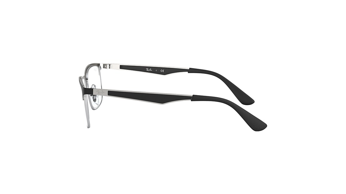 RB1052 OPTICS KIDS Eyeglasses with Matte Black On Silver