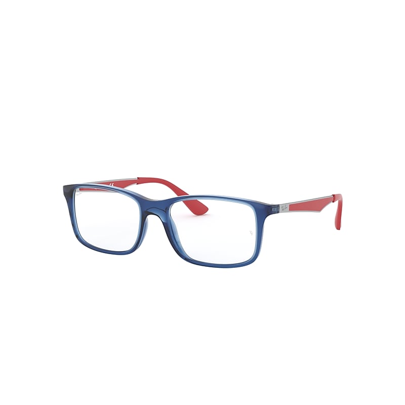 Ray-Ban Rb1570 Optics Kids Eyeglasses Red Frame Clear Lenses Polarized 49-16
