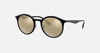 Ray-Ban RB4277 6283/73 Emma Dark Tortoise Gold Round Sunglasses 51-21 145 Lunettes de soleil Ray-Ban Emma RB4277 6283/73 51-21 pas cher main image 4