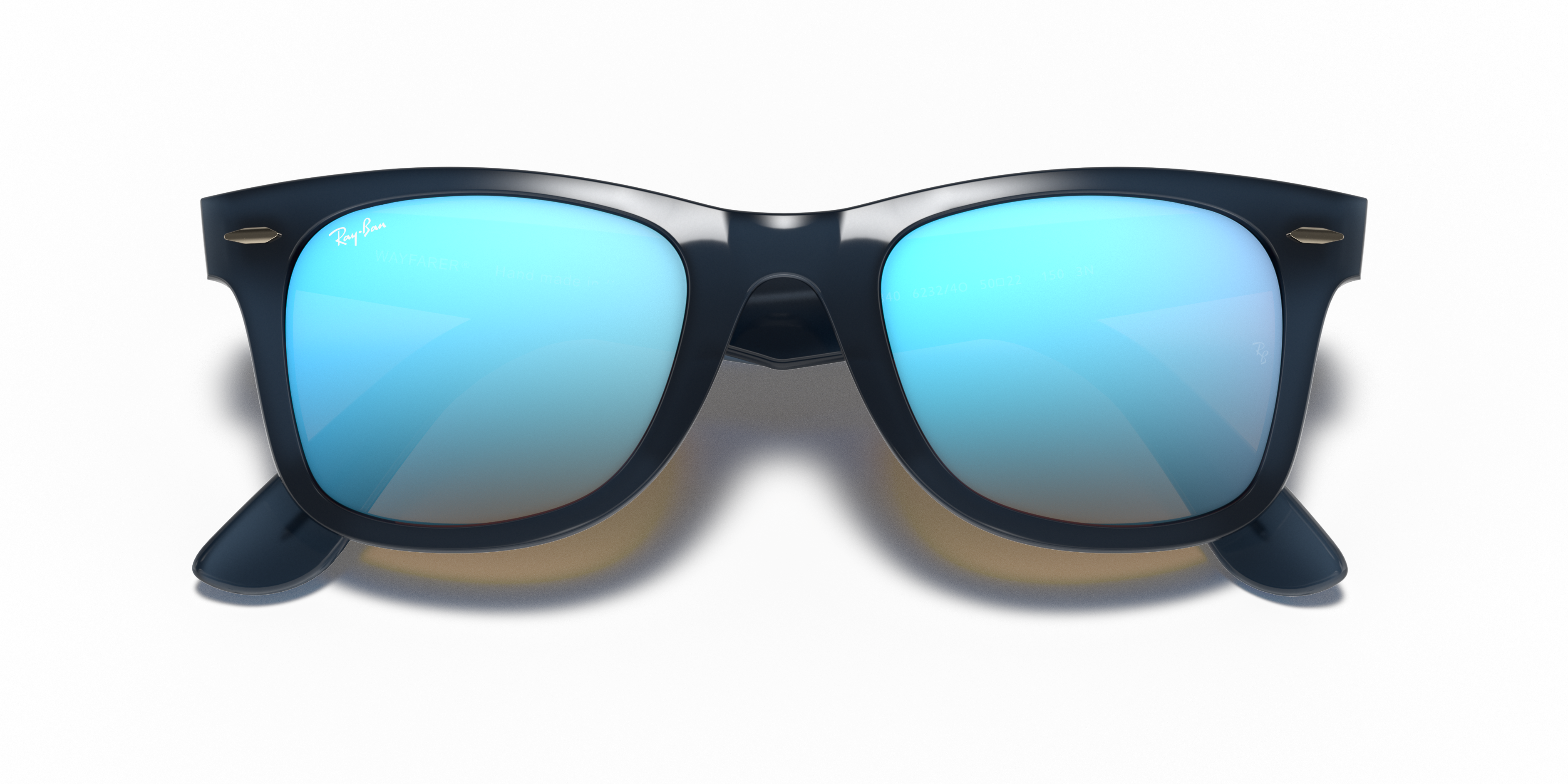 blue ray ban sun glasses