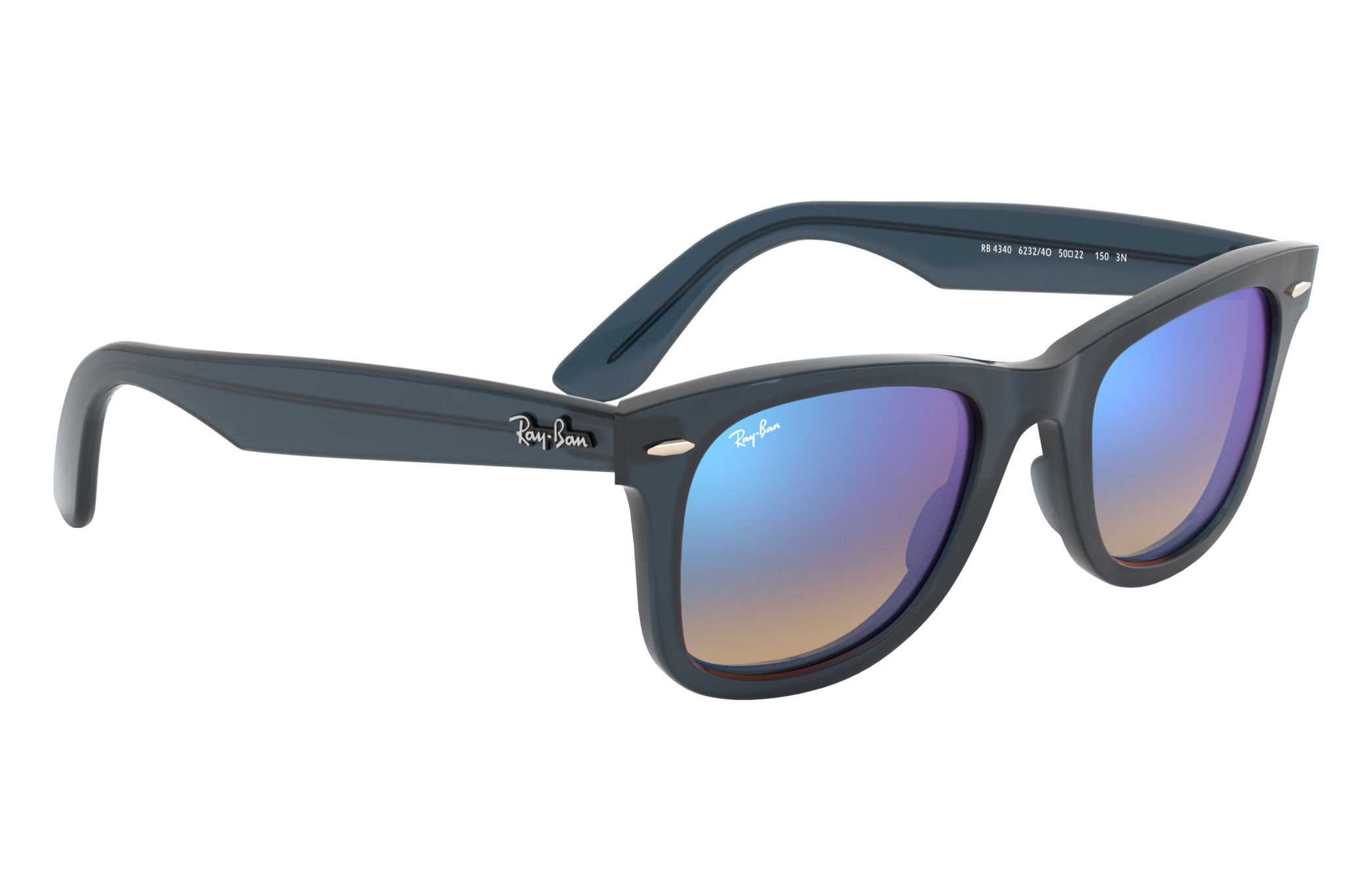 ray ban black mirror