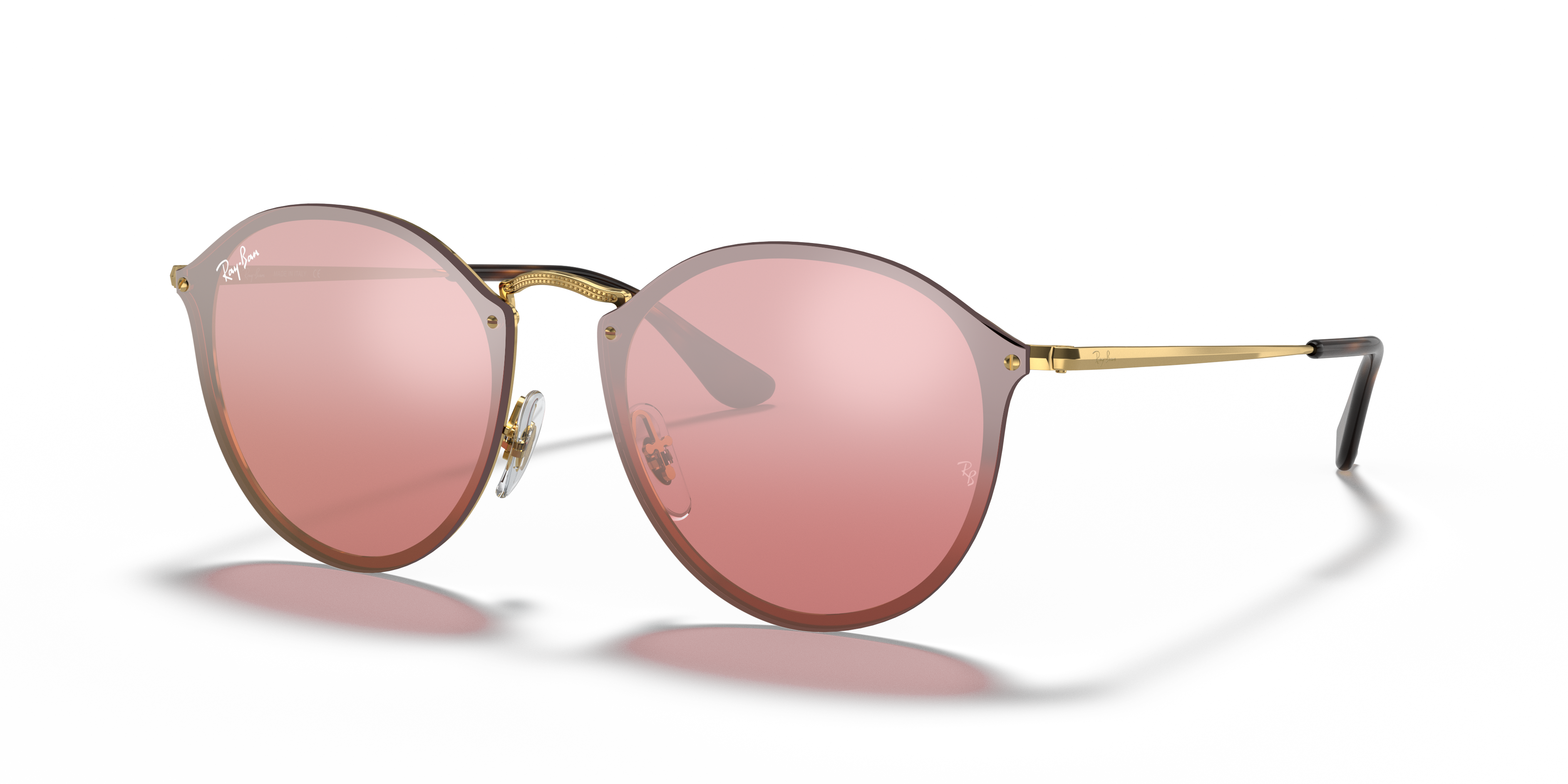 pink round ray ban sunglasses