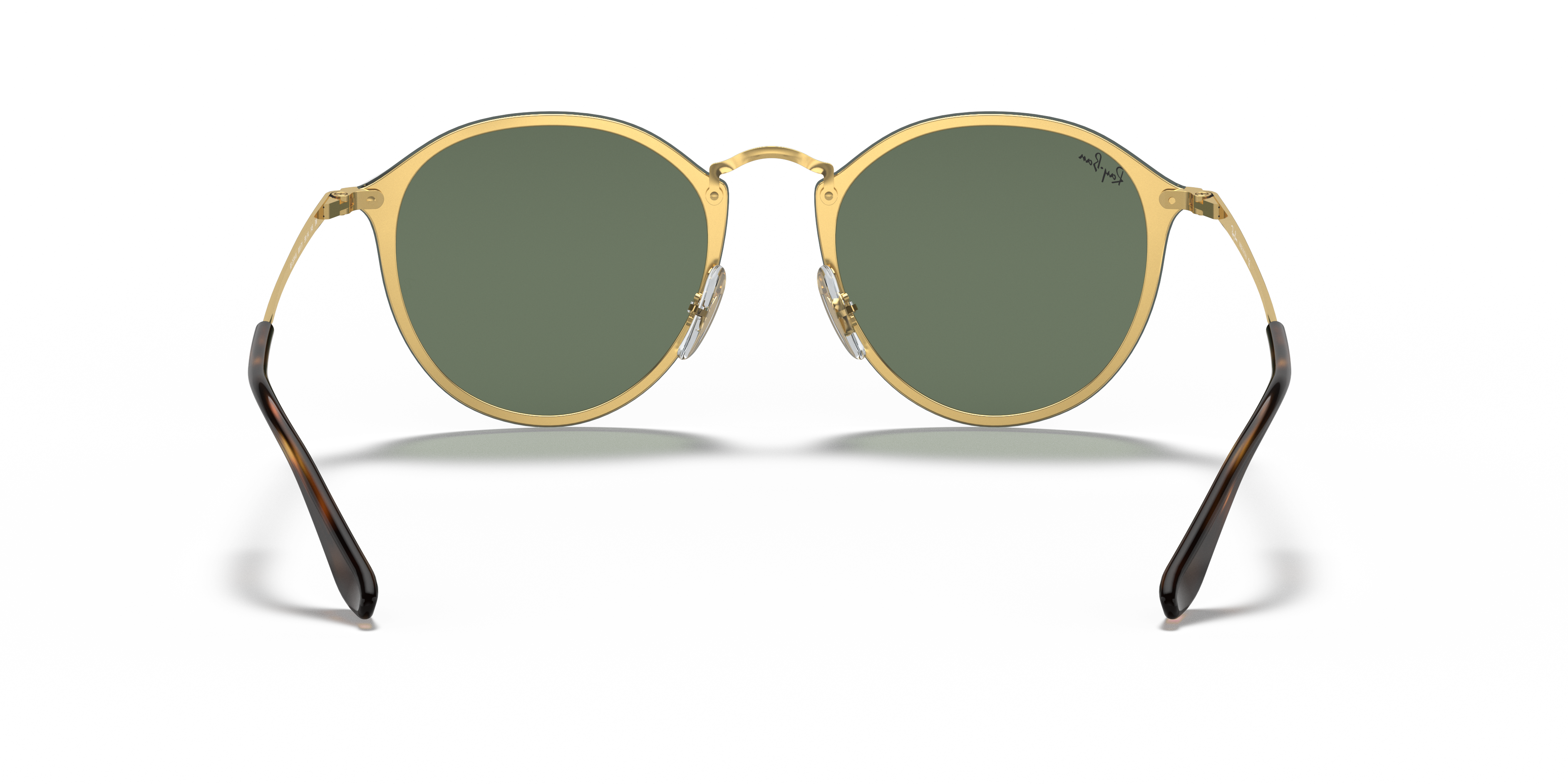 ray ban blaze round gold