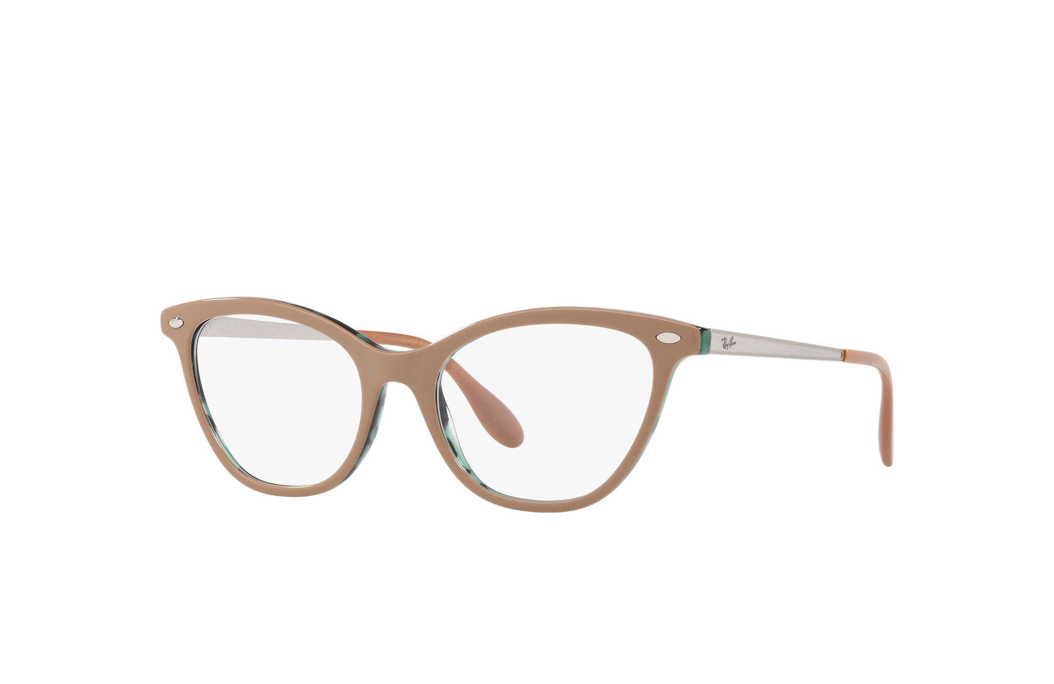 ray ban beige frame