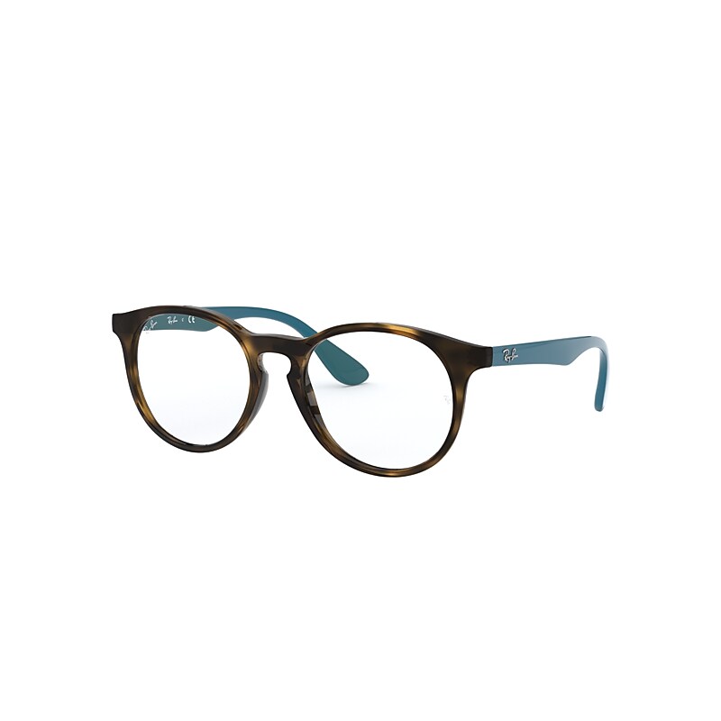 Ray-Ban Junior Rb1554 Optics Kids Eyeglasses Torquoise Frame Clear Lenses Polarized 48-16