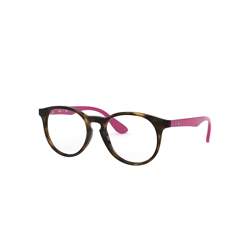 Ray-Ban Rb1554 Optics Kids Eyeglasses Fuxia Frame Clear Lenses Polarized 46-16