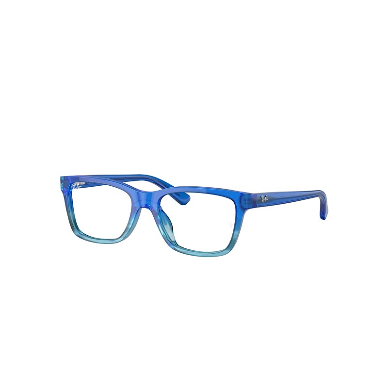 Ray-Ban Rb1536 Optics Kids Eyeglasses Blue Frame Clear Lenses Polarized 48-16