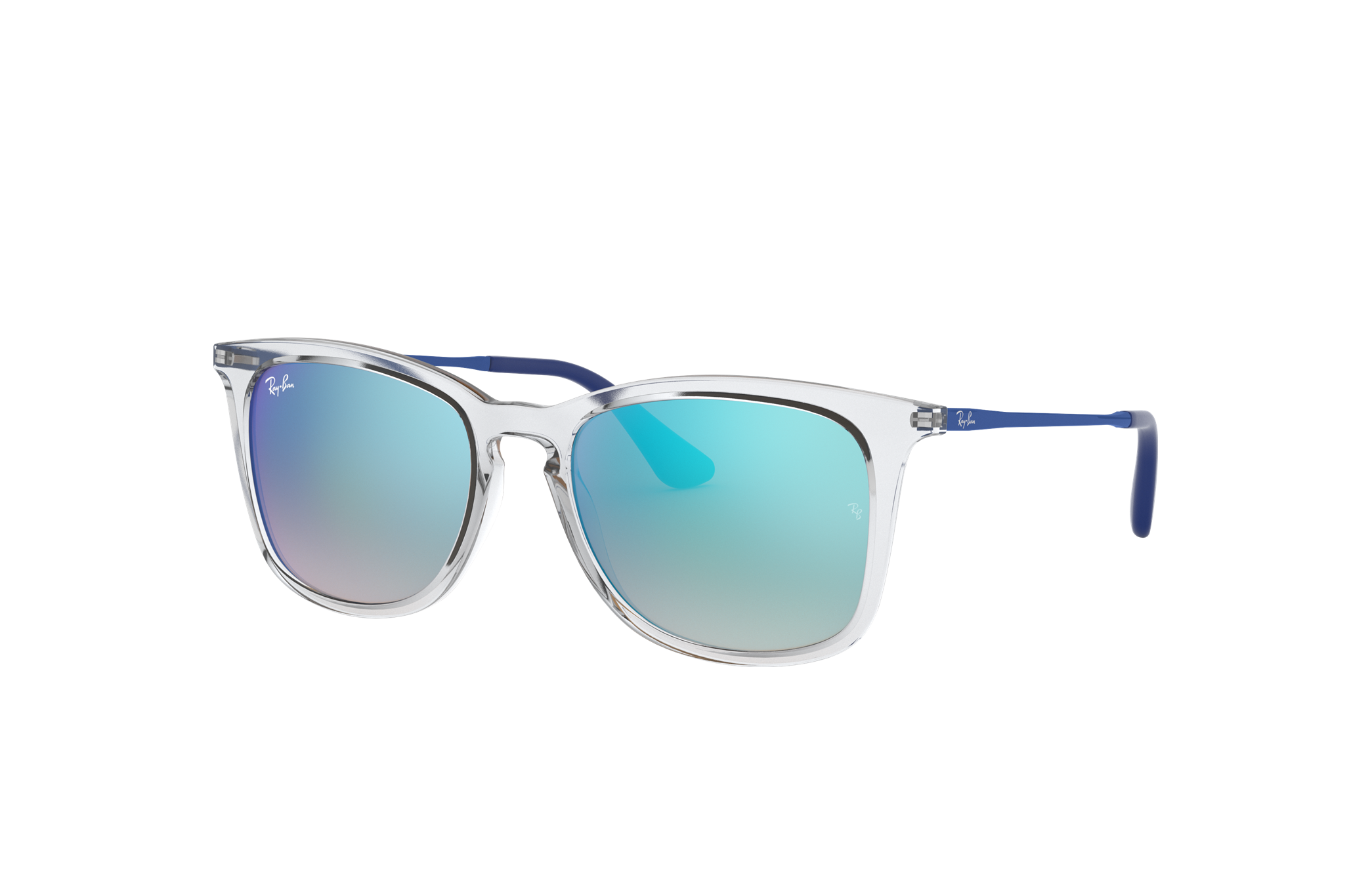 Occhiali da Sole Rb9063s Kids in Trasparente e Blu | Ray-Ban®
