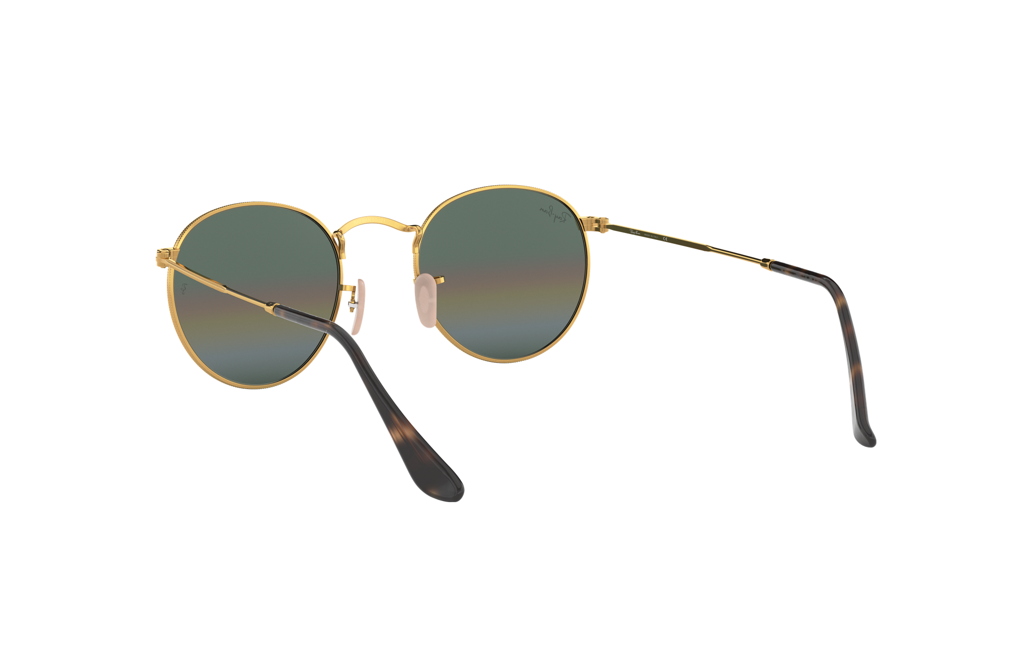 round mineral flash lenses