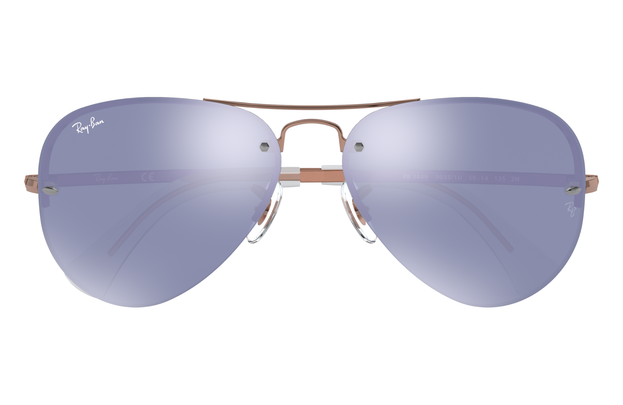 Ray-Ban RB3449 Bronze-Copper - Metal 
