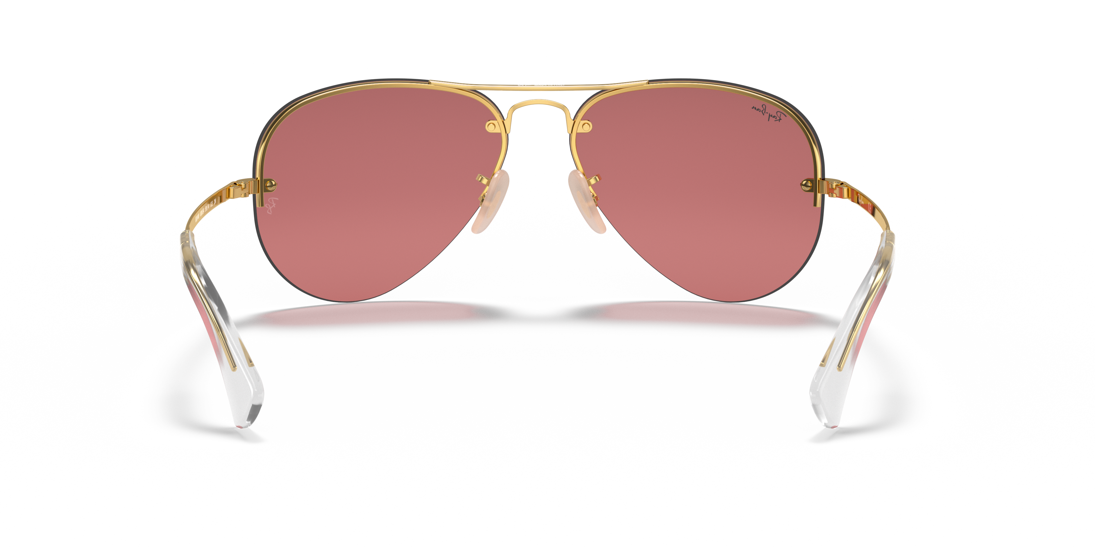 ray ban rose colored glasses