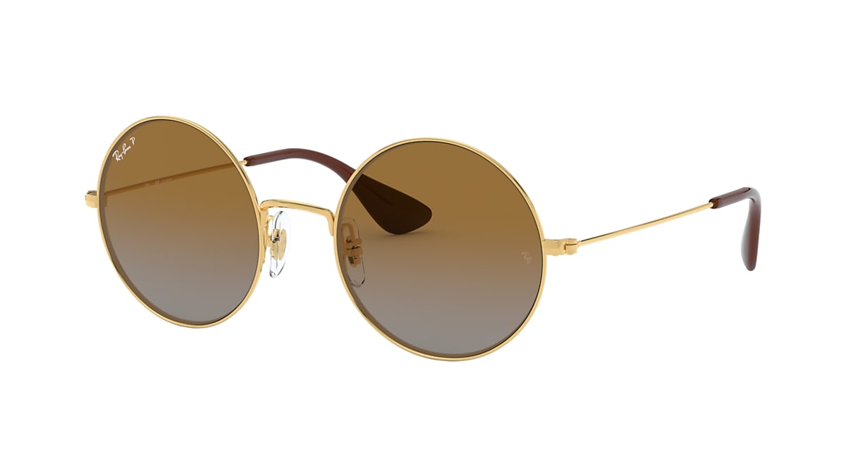 spend Pedestrian Belongs JA-JO Sunglasses in Gold and Brown/Grey - RB3592 | Ray-Ban® US