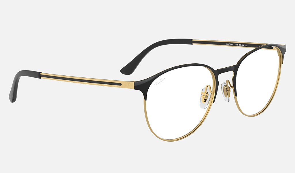 Ray Ban Eyeglasses Rb6375f Black Metal 0rx6375f55 Ray Ban Hongkong