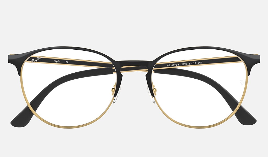 Ray Ban Eyeglasses Rb6375f Black Metal 0rx6375f55 Ray Ban Hongkong