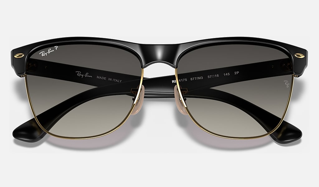 Black Sunglasses in Grey and Clubmaster Oversized | Ray-Ban®