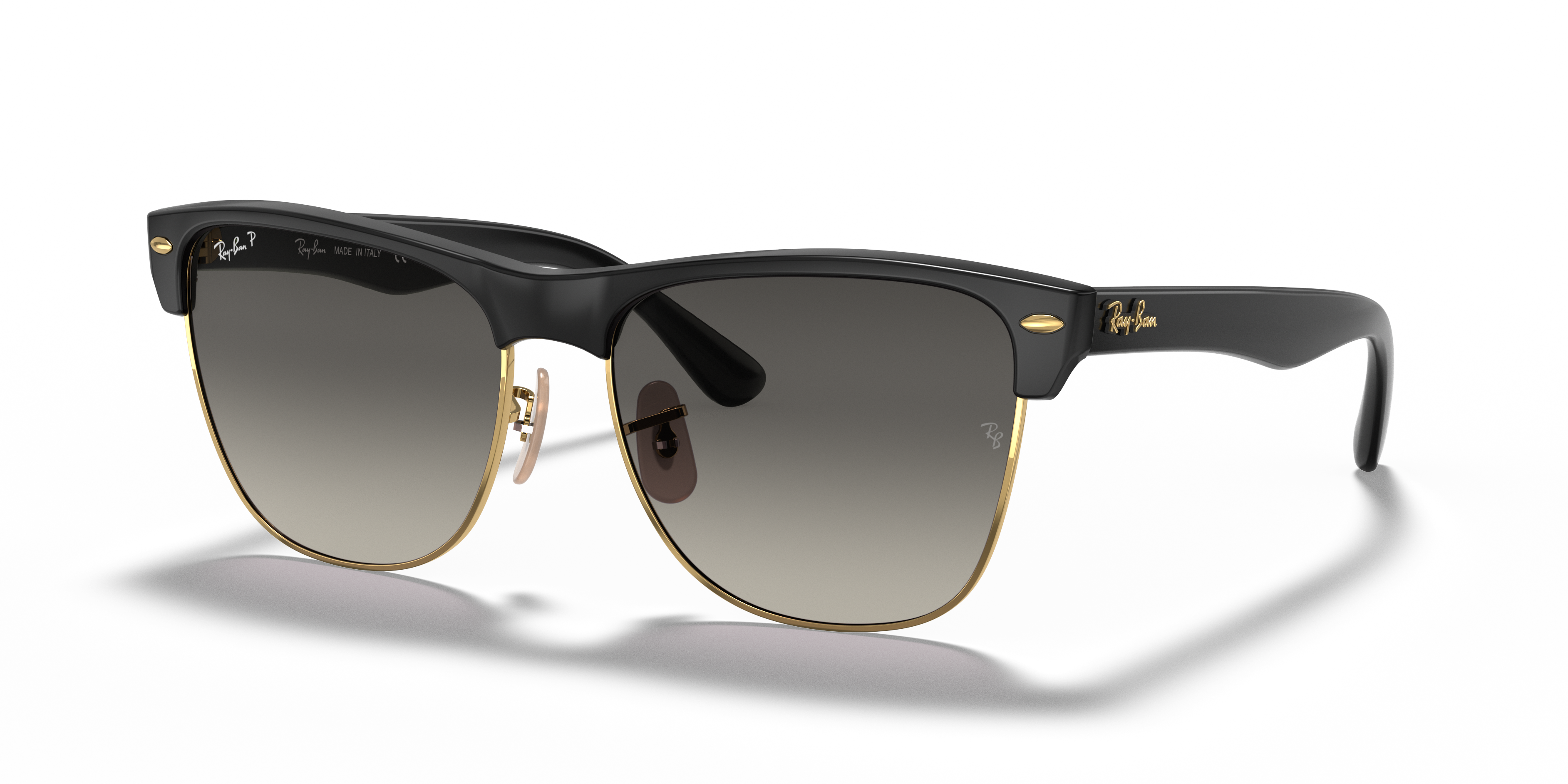 oversized black ray ban aviators