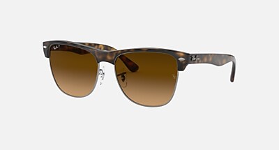 CLUBMASTER OVERSIZED Sunglasses in Black On Gold and G-15  display picture 2