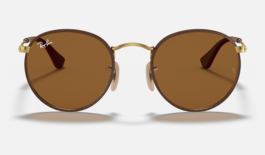 Round Craft Sunglasses in Brown Brown | Ray-Ban®