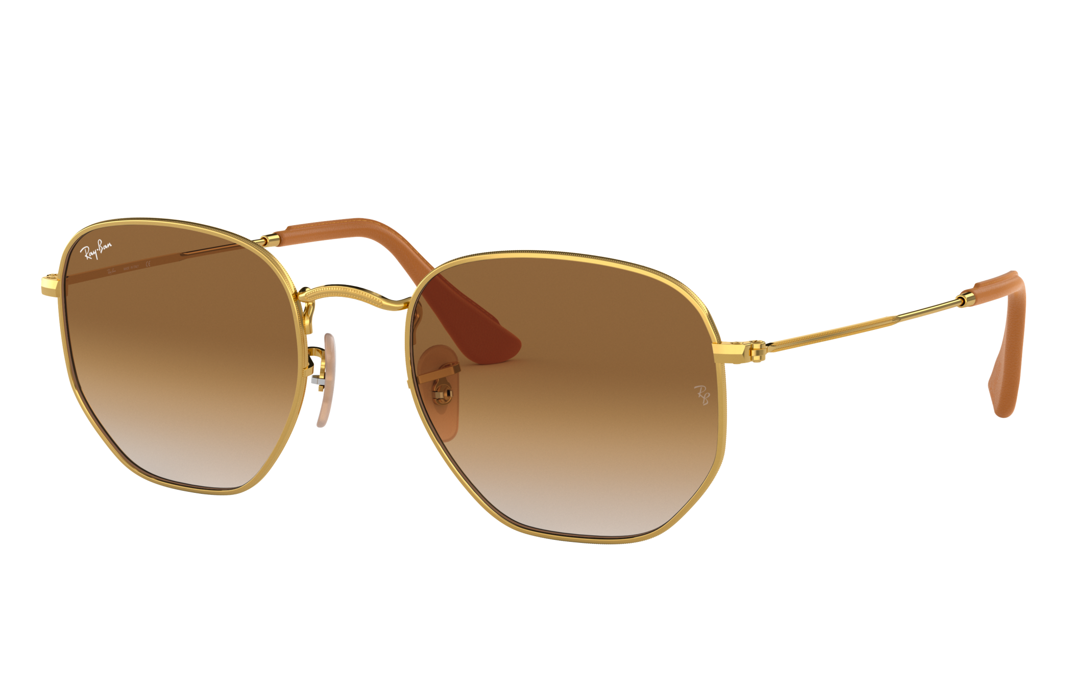 ray ban pink gradient brown