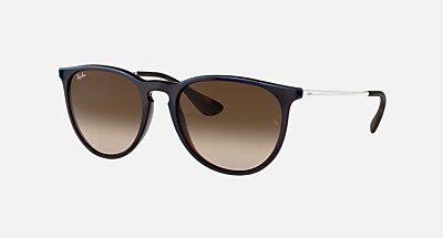ERIKA CLASSIC Sunglasses in Dark Sand and Brown/Violet