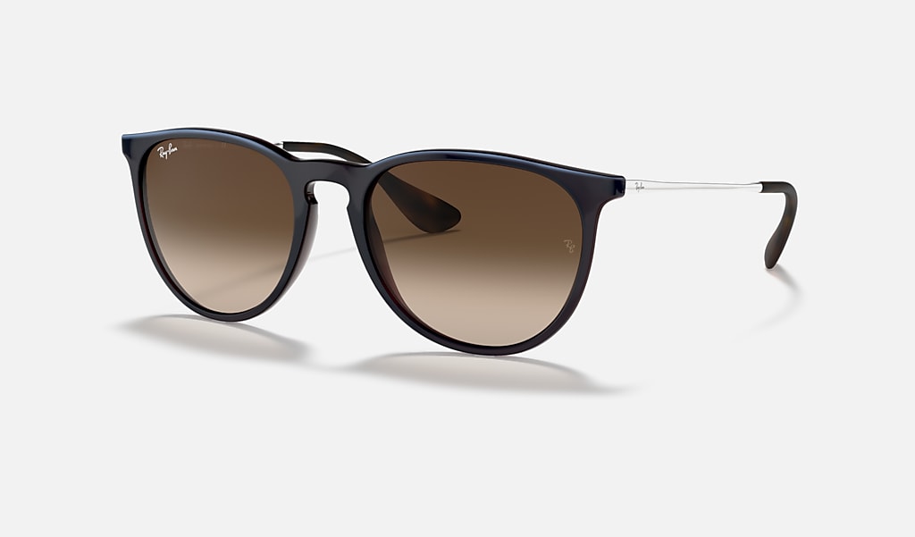 Erika Classic Sunglasses in Blue and Brown | Ray-Ban®