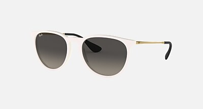 ERIKA CLASSIC Sunglasses in Rubber Black and Grey - RB4171F