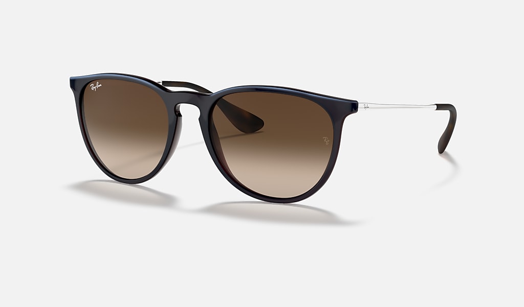 Fortløbende glimt Store Erika Classic Sunglasses in Blue On Light Brown and Brown | Ray-Ban®