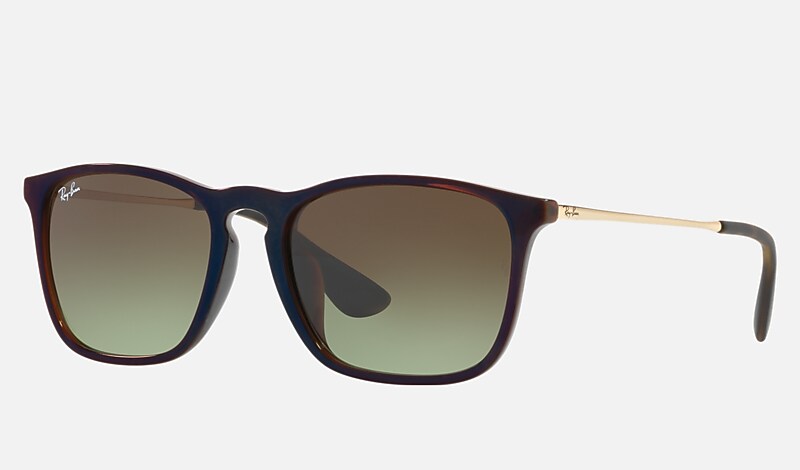 CHRIS Sunglasses in Brown and Brown - RB4187F | Ray-Ban®