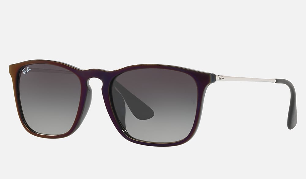 CHRIS Sunglasses in Black and Grey - RB4187F | Ray-Ban®