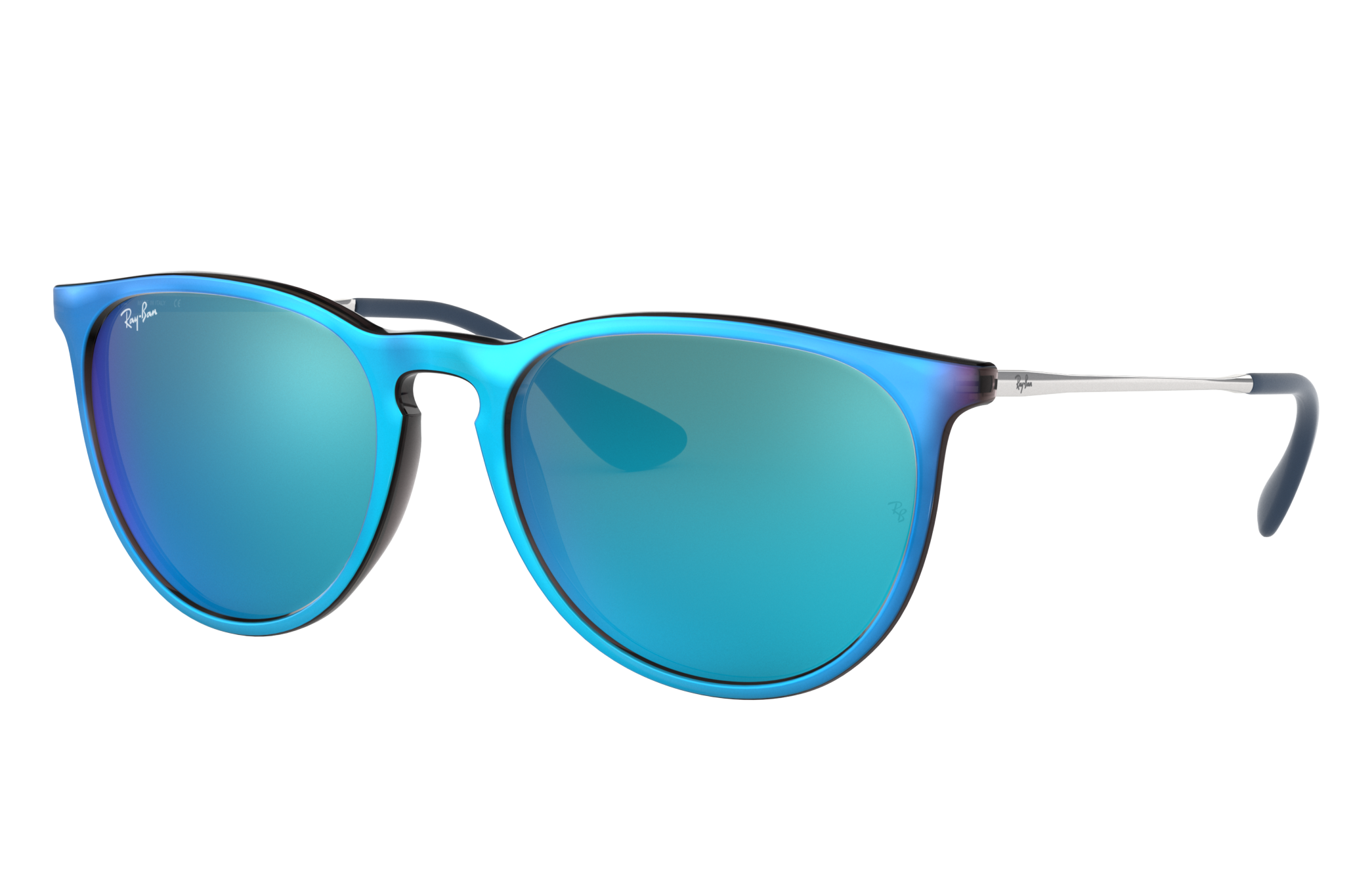 Erika Color Mix Sunglasses in Blue and Blue | Ray-Ban®