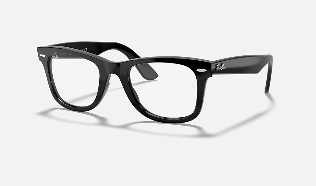 Wayfarer Ease Optics Eyeglasses with Black Frame | Ray-Ban®