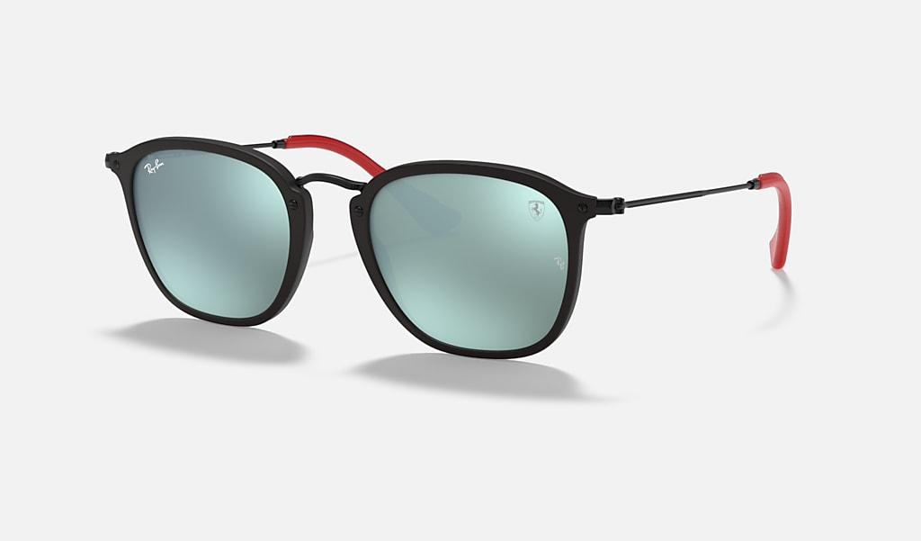 Rb2448nm Scuderia Ferrari Collection Sunglasses in Black and Silver | Ray- Ban®