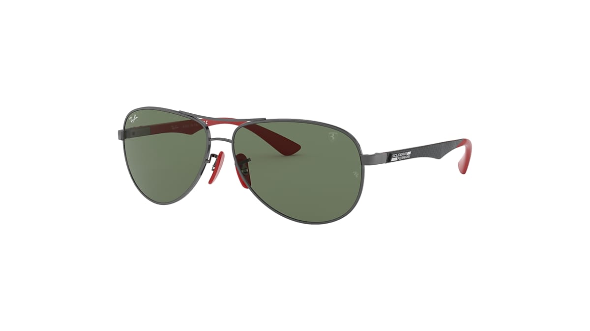 RB8313M SCUDERIA FERRARI COLLECTION Sunglasses in Gunmetal and Green -  RB8313M | Ray-Ban® US