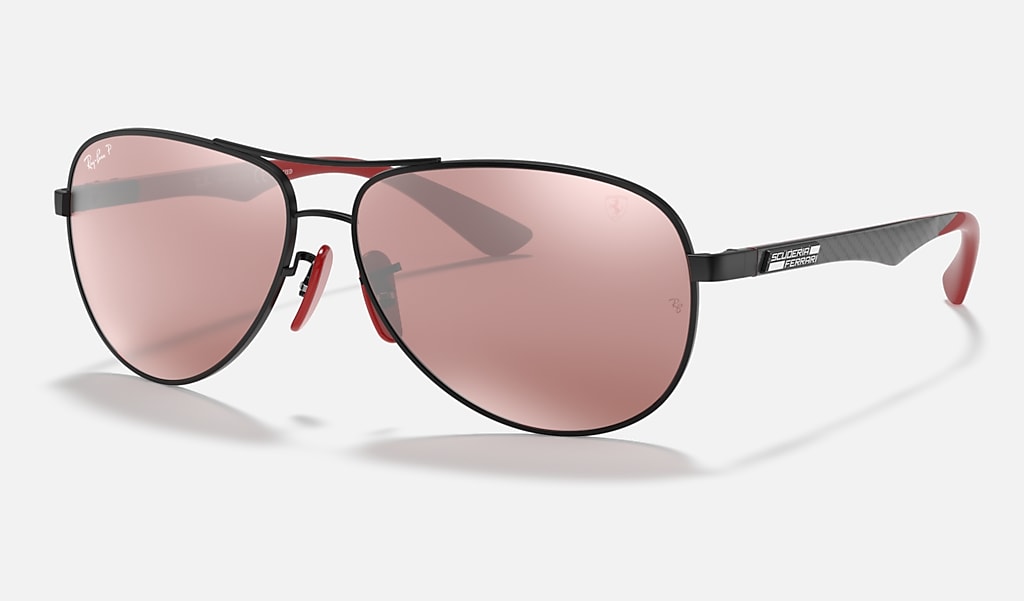 fragment Lucht boezem Rb8313m Scuderia Ferrari Collection Sunglasses in Black and Silver | Ray-Ban ®