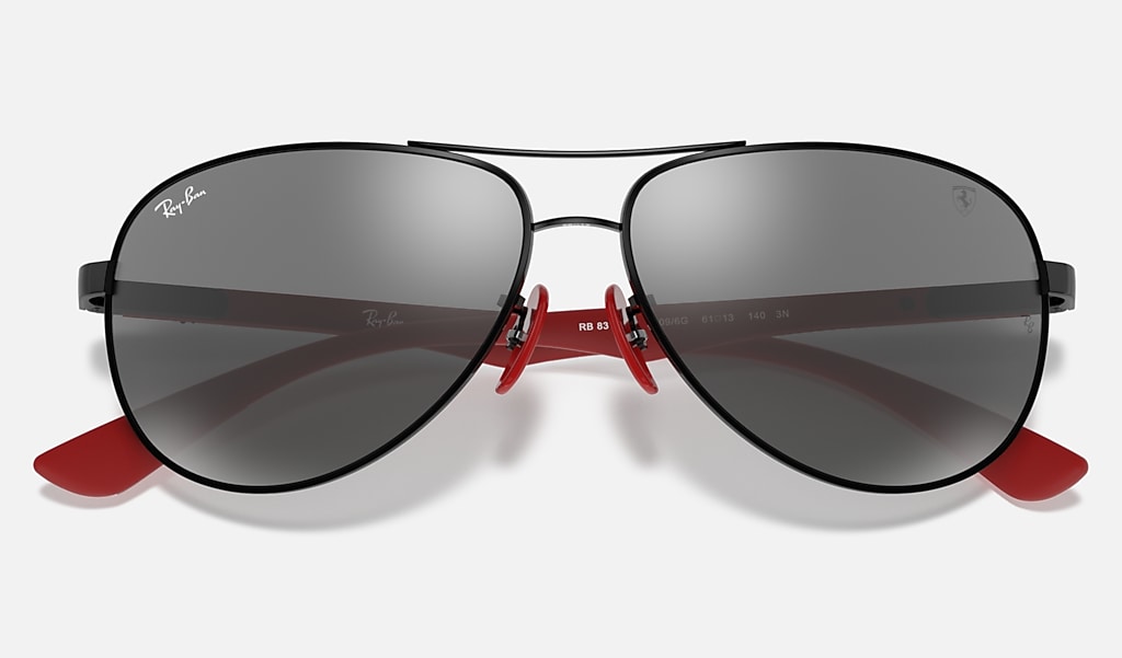 Rb8313m Scuderia Ferrari Collection Sunglasses in Black and Grey | Ray-Ban®